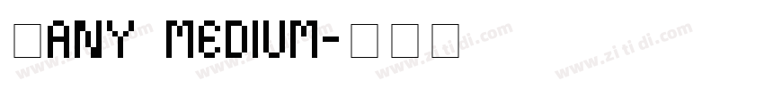 Rany medium字体转换